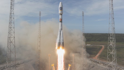 Vol Soyuz 03 de Kourou - 27.5 ko